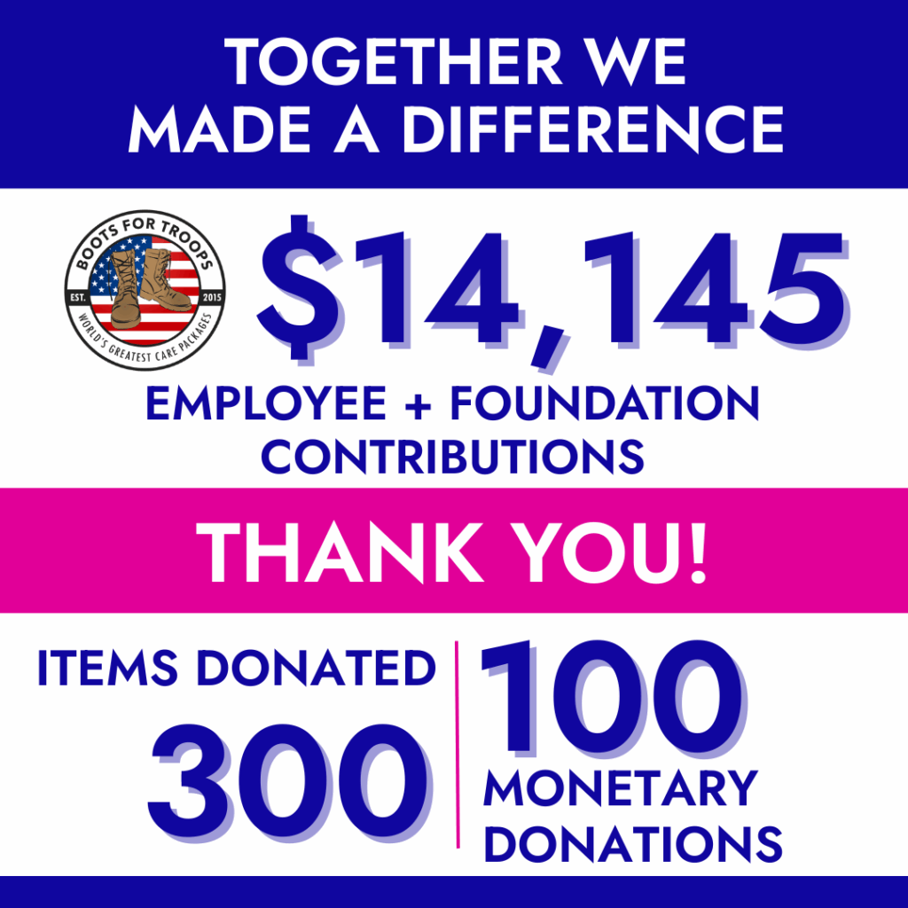 Boots For Troops Drive Raises Over $14K for Deployed Service Members