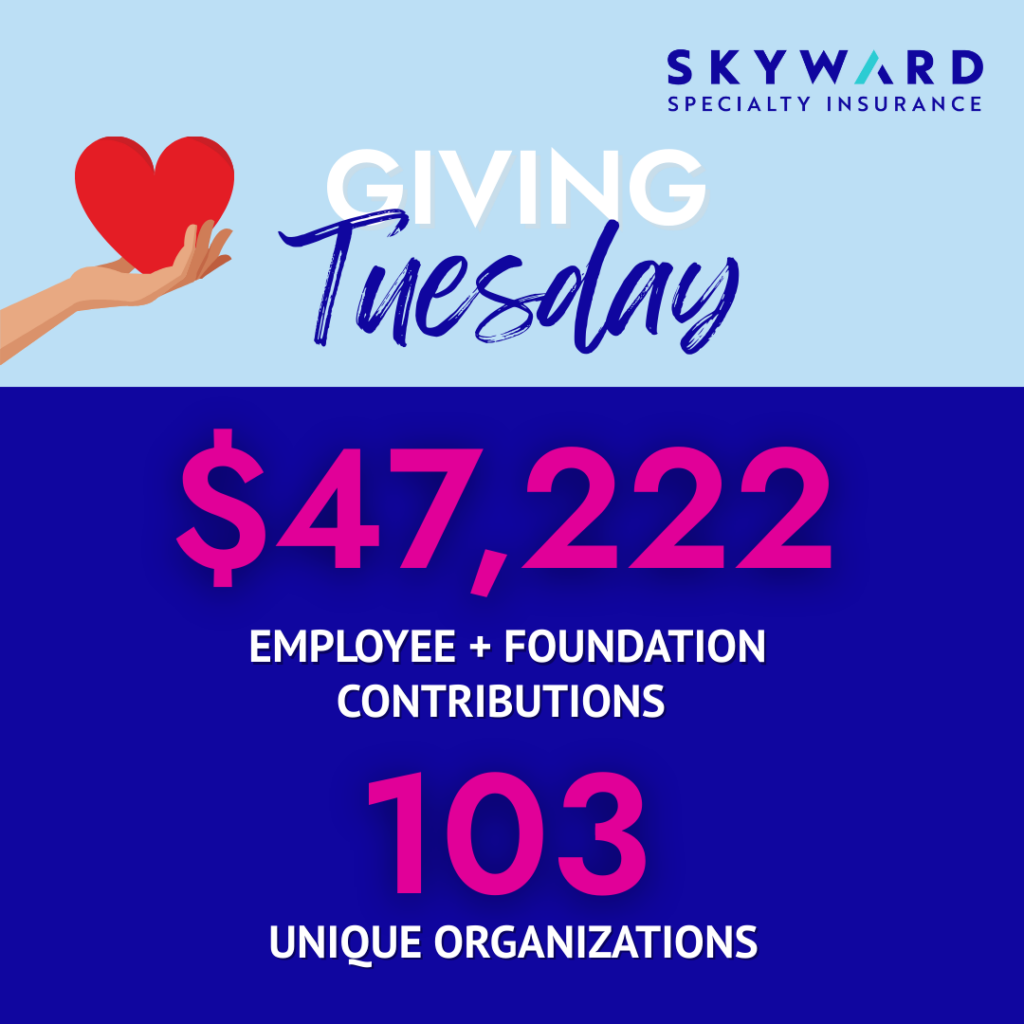 Skyward Foundation Amplifies $47K in Giving Through Annual Giving Tuesday Initiative